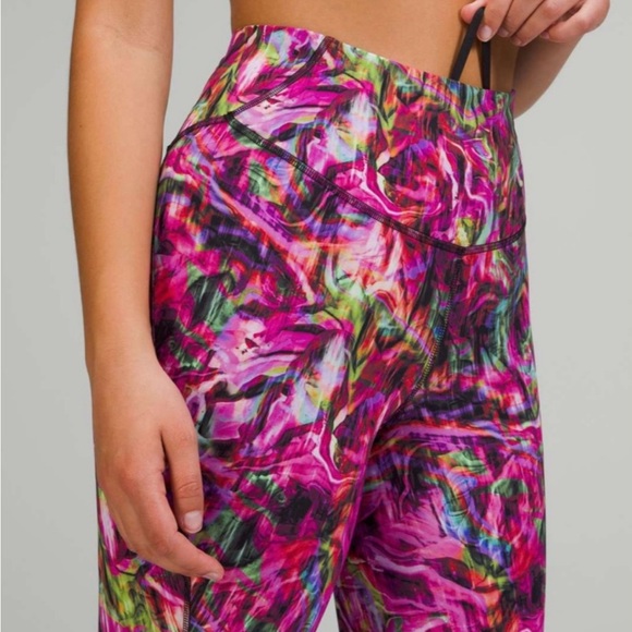 Lululemon Base Pace Hyper Flow Pink Leggings sz 8 - Picture 2 of 11